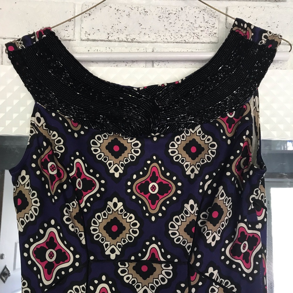 DVF printed and beaded dress - Picture 2 of 4